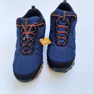 Columbia Kids Waterproof Blue & Black Hiking Shoe